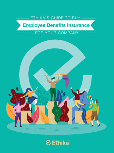 Ethika ebook For Employee Benefits - Vector Image of book