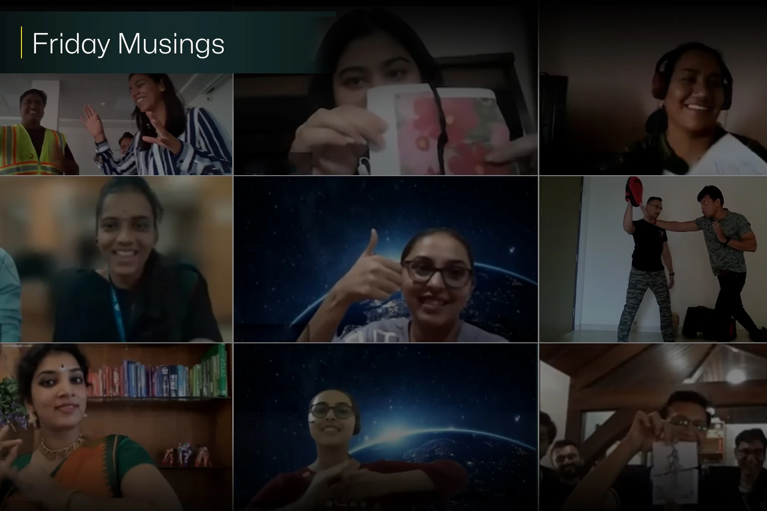 An expert leading a Friday Musings workshop session