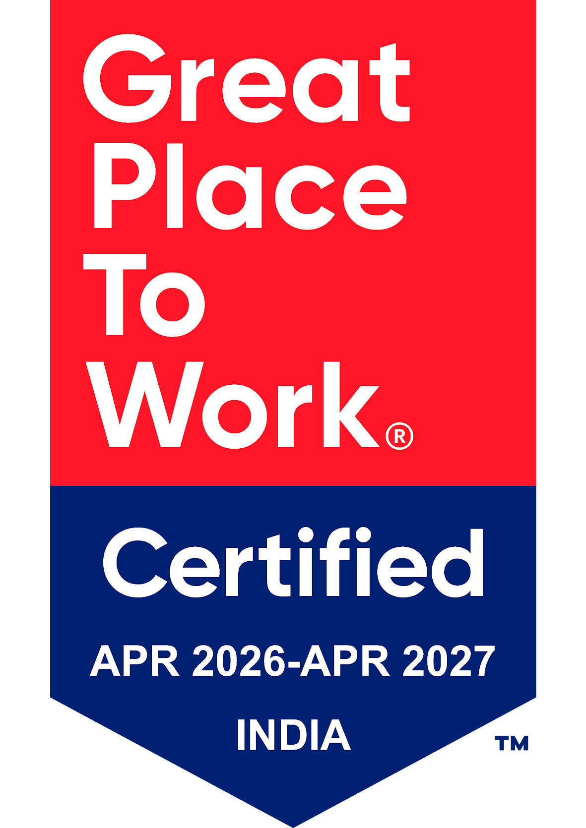 Great Place to Work — Certified 2026