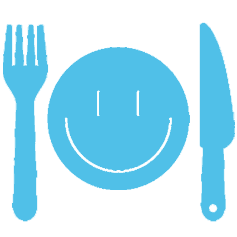 An emoji of tasty food