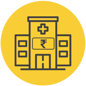 Daily Hospital Cash Cover Vector Icon - Digit Group Health Insurance