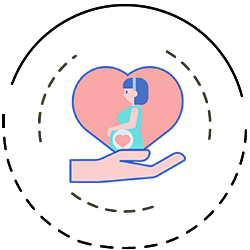 Maternity Vector Icon - Employees Assistance Program