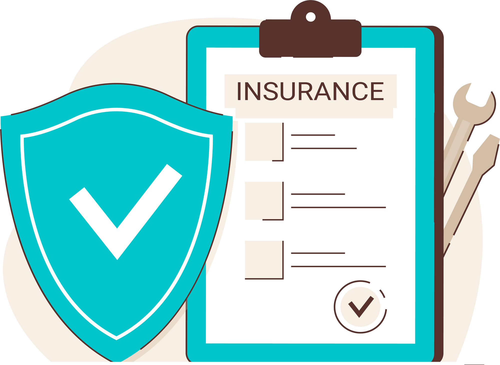 Insurance Chart Vector Icon - Group Health Insurance