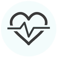 Heart Life Vector Icon - Group Health Insurance