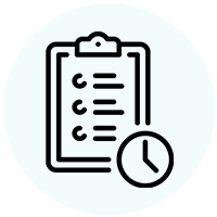 Timing Chart Vector Icon - Group Health Insurance
