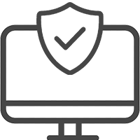 
												Personal cyber Insurance - Vector Icon