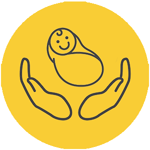 Infant Cover Vector Icon - SBI General Group Health Insurance