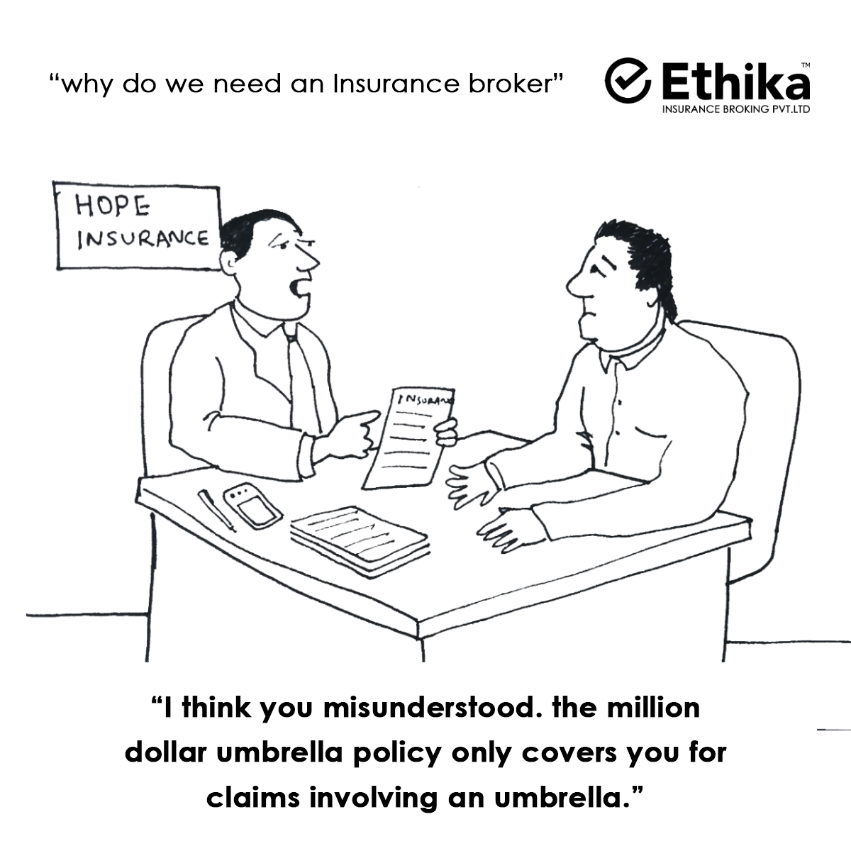 insurance claim issues - graphic illustrator