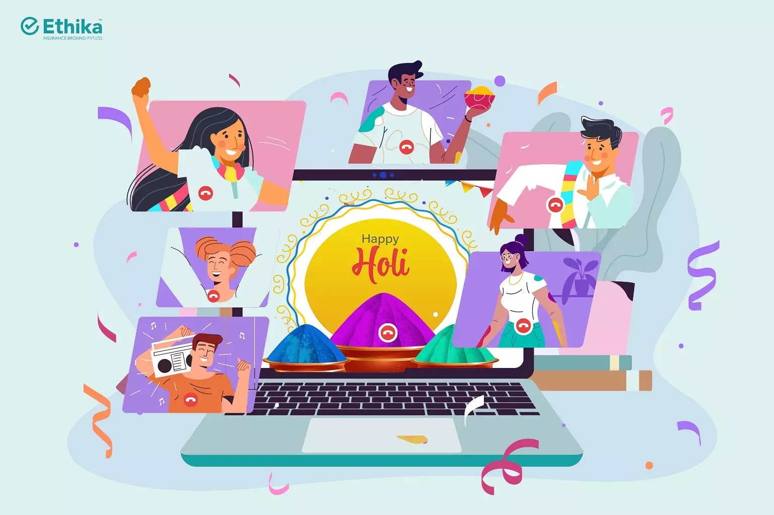 Virtual Holi Celebration Ideas