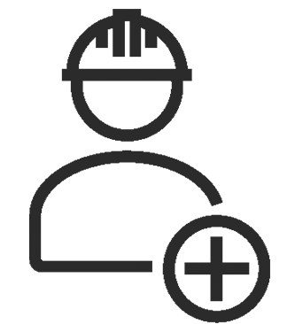 Worker Vector Icon - Group Health Insurance