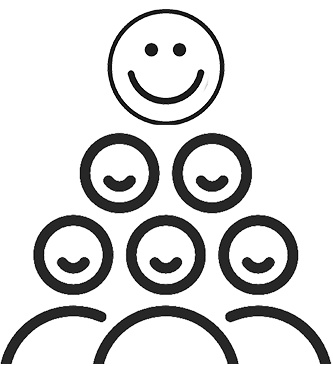 Happiness Culture Representation Vector Icon - Employee Happiness Program